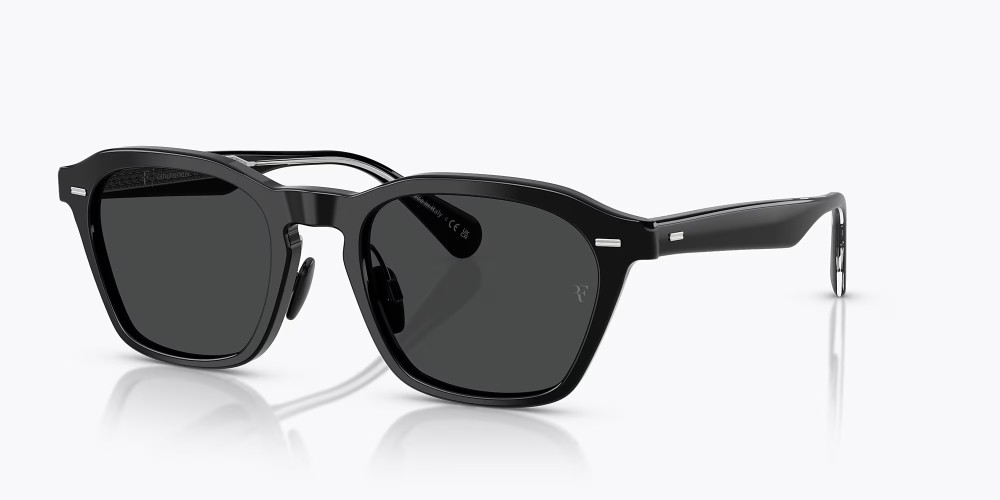 OLIVER PEOPLES OV5593S ROGER FEDERER R-11 - 149287 - 52 Lunettes de soleil Noir Angulaire