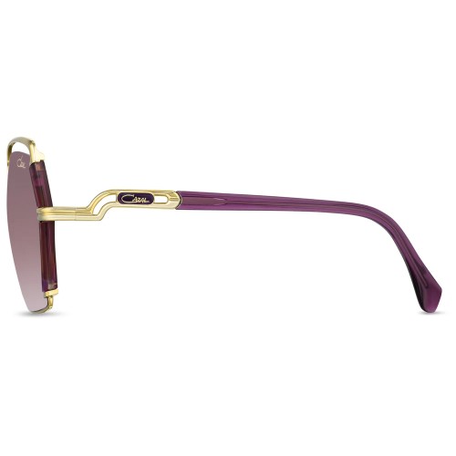 Cazal 9502 - 004 - 58 Lunettes de soleil Or, Violet Angulaire