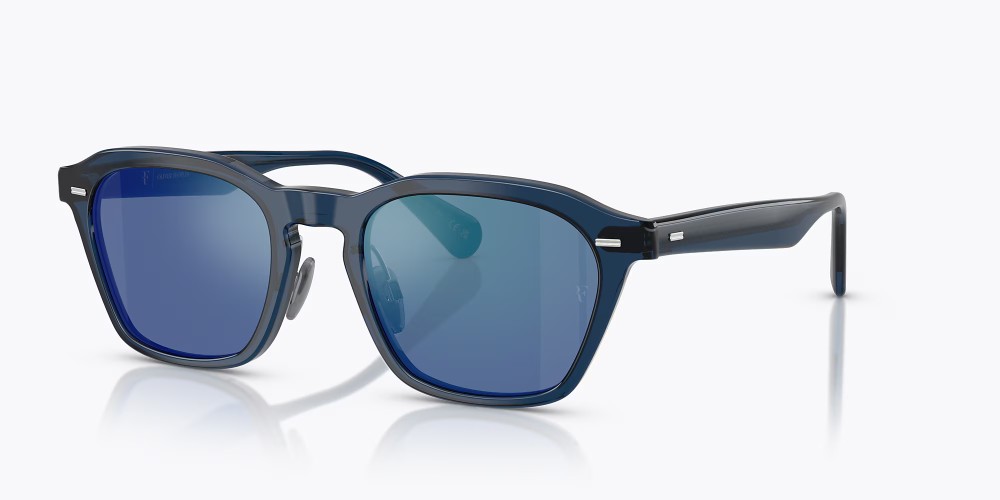 OLIVER PEOPLES OV 5593S ROGER FEDERER R-11 - 178755 - 52 Lunettes de soleil Bleu foncé Angulaire