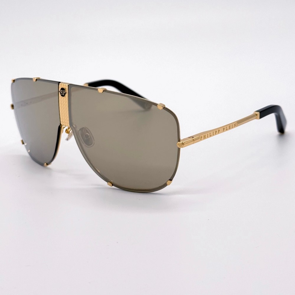 Philipp Plein SPP075 STUD - 400G - 69 Lunettes de soleil Shield