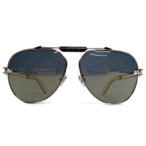 Philipp Plein SPP048 GOLDEN PLEIN SEVENTIES - 0K07 - 62 Lunettes de soleil Pilot (Aviator)