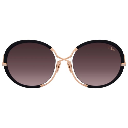 Cazal 9503 - 001 - 58 Lunettes de soleil Noir, Or Rond