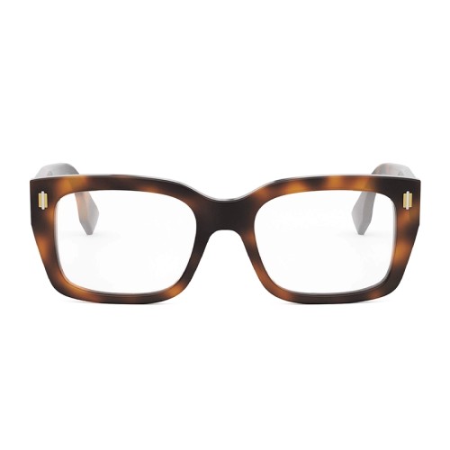 Fendi FE50094I - 053 - 52 Cadres optiques Havane Angulaire