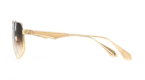 Maybach THE CHIEF I - CHG-CHG-Z33 - 61 - PLAQUÉ OR (GOLD PLATED) Lunettes de soleil Or Pilote (Aviateur)