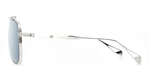Maybach THE OBSERVER I - R-HAS-Z29 - 62 Lunettes de soleil Argent Pilote (Aviateur)