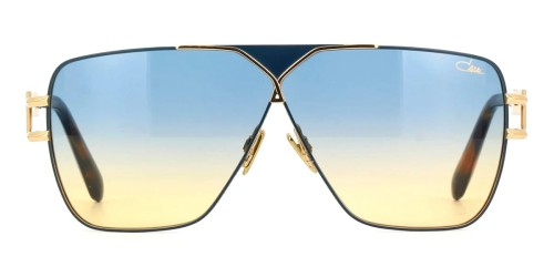 Cazal 9504 - 004 - 65 Lunettes de soleil Bleu Angulaire