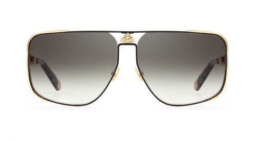 Maybach THE PRESENTER I - CHG/B-AAU-Z35 - 66 - PLAQUÉ OR (GOLD PLATED) Lunettes de soleil Noir, Or Pilote (Aviateur)