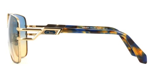 Cazal 9504 - 004 - 65 Lunettes de soleil Bleu Angulaire