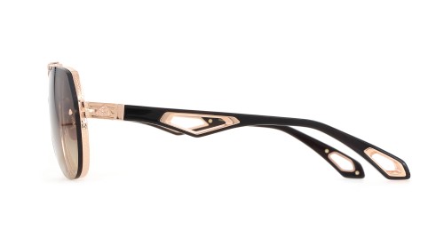Maybach THE KING I - RG-HI-Z62 - 63 - PLAQUÉ OR (GOLD PLATED) Lunettes de soleil Or Pilote (Aviateur)