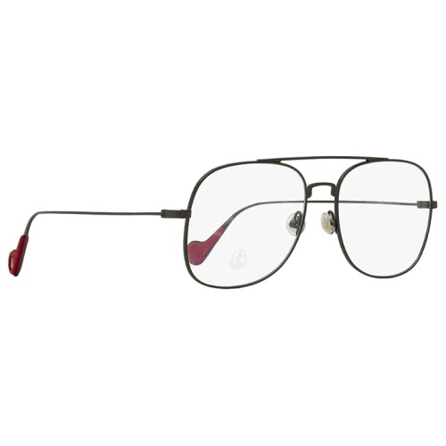 Moncler ML5060 - 008 - 58 Cadres optiques Argent, Rouge Pilote (Aviateur)