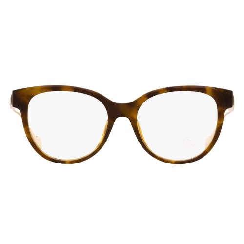 Moncler ML5056 - 052 - 53 Cadres optiques Havane, Or Coussin arrondi