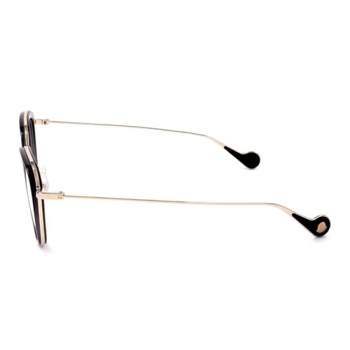 Moncler ML5048 - 020 - 50 Cadres optiques Noir, Or Œil de chat
