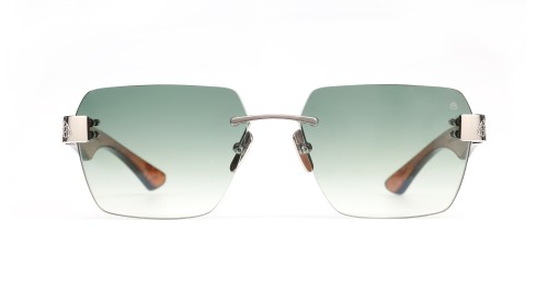 Maybach THE MAGIC I - PA-WFA-M13 - 59 Lunettes de soleil Argent, Noir Angulaire