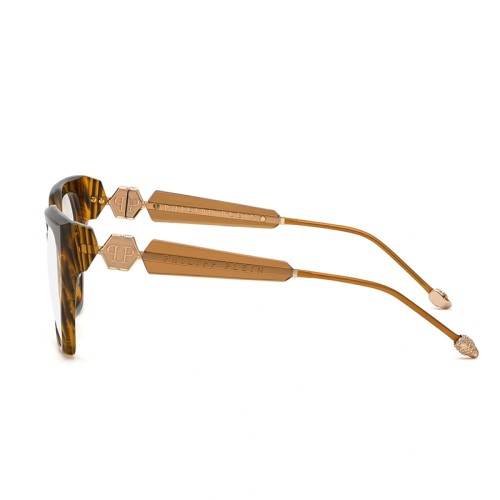 Philipp Plein VPP068S QUEEN - 03BQ - 57 Cadres optiques Havane, Marron Œil de chat