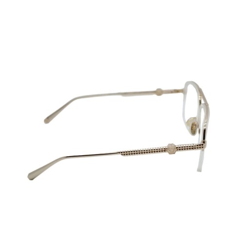 Philipp Plein VPP063 ROCK SUPERHERO - 0302 - 58 Cadres optiques Or, Transparent Pilote (Aviateur)