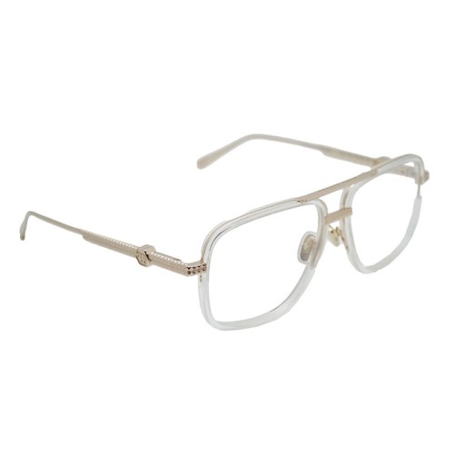 Philipp Plein VPP063 ROCK SUPERHERO - 0302 - 58 Cadres optiques Or, Transparent Pilote (Aviateur)