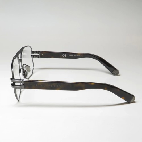 Philipp Plein VPP022 CHILL SUMMER - 0584 - 58 Cadres optiques Noir, Havane foncé Pilote (Aviateur)
