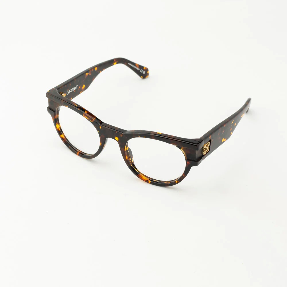 Off-White OERJ087 (STYLE 87) - 6000 - 51 Cadres optiques Havane foncé Rond