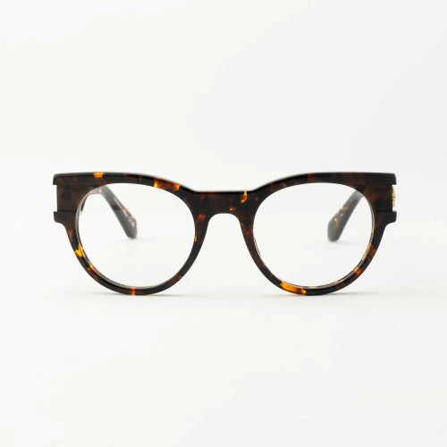 Off-White OERJ087 (STYLE 87) - 6000 - 51 Cadres optiques Havane foncé Rond