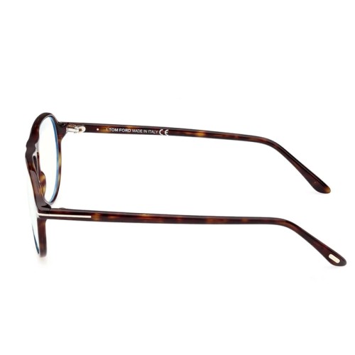 Tom Ford TF5869-B ECO - 052 - 54 - AVEC DES VERRES À FILTRE ANTI LUMIÈRE BLEU-VIOLET Cadres optiques Havane Pilote (Aviateur)