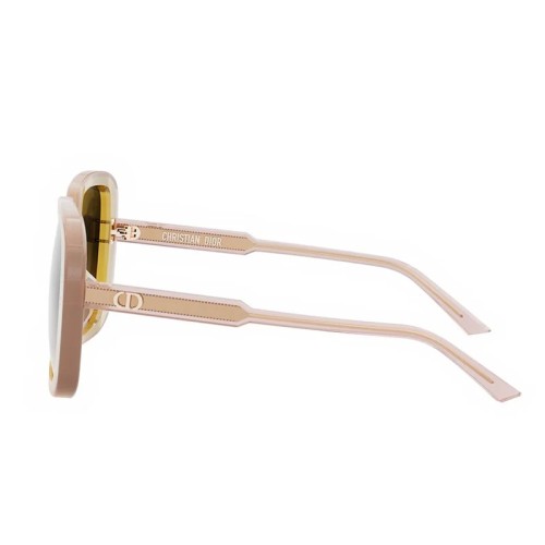 Dior DIORHIGHLIGHT S3F - 66F2 A - 56 Lunettes de soleil Rose, Jaune Angulaire