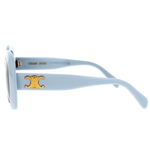 Celine CL40262U - 84A - 53 Lunettes de soleil Bleu Angulaire