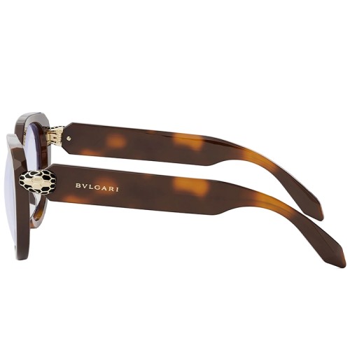 Bvlgari BV50003I - 053 - 51 Cadres optiques Havane Coussin arrondi