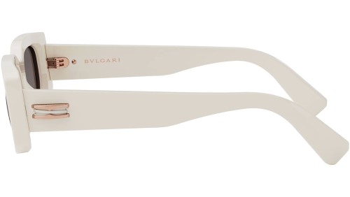 Bvlgari BV40014I B ZERO1 - 25A - 54 Lunettes de soleil Blanc Angulaire