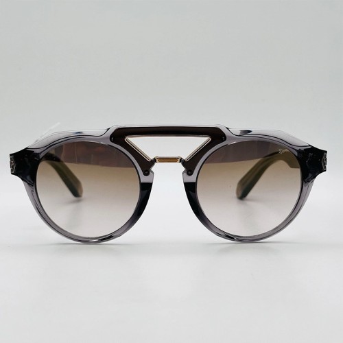 Philipp Plein SPP045 BRAVE SHADES - 9MBG - 50 Lunettes de soleil Gris Rond