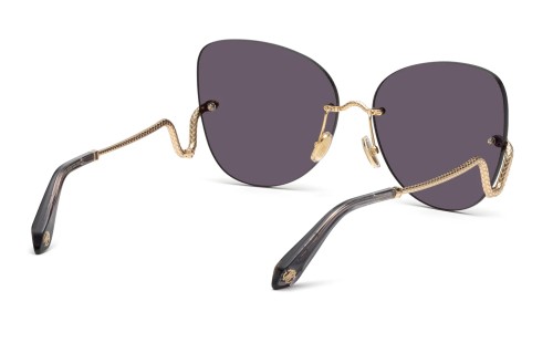 Roberto Cavalli SRC062 - 0300 - 64 Lunettes de soleil Œil de chat