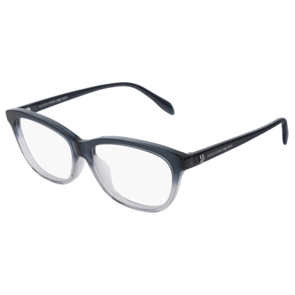Alexander McQueen AM0165OA - 004 - 55 Cadres optiques Gris Angulaire