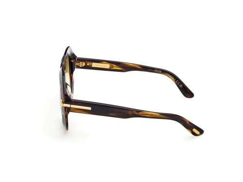 Tom Ford FT1237 ICON COLLECTION - 56F - 53 Lunettes de soleil Havanna Oval