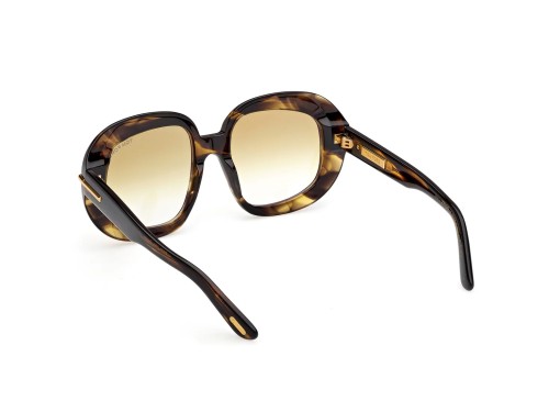 Tom Ford FT1237 ICON COLLECTION - 56F - 53 Lunettes de soleil Havanna Oval