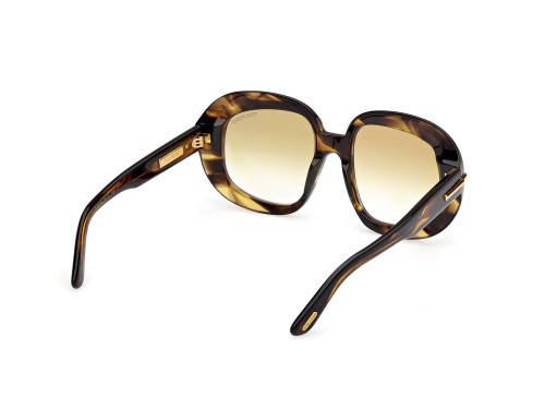 Tom Ford FT1237 ICON COLLECTION - 56F - 53 Lunettes de soleil Havanna Oval