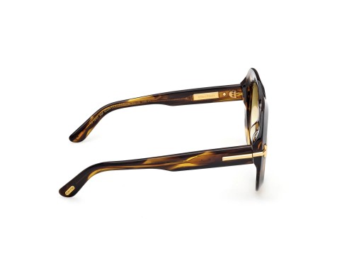 Tom Ford FT1237 ICON COLLECTION - 56F - 53 Lunettes de soleil Havanna Oval