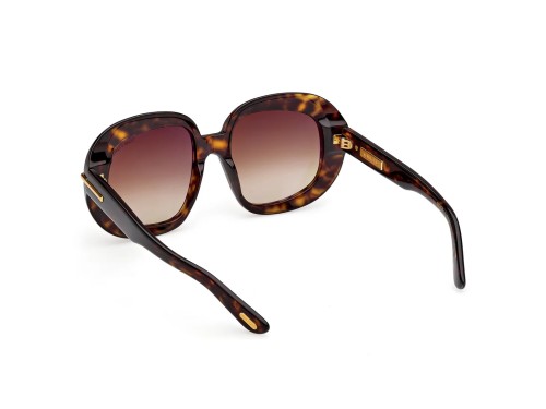 Tom Ford FT1237-F ICON COLLECTION - 52F - 53 Lunettes de soleil Havane Angulaire