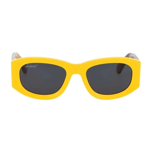 Off-White OERI078 AUSTIN - 1807 - 54 Lunettes de soleil Jaune, Havane Angulaire
