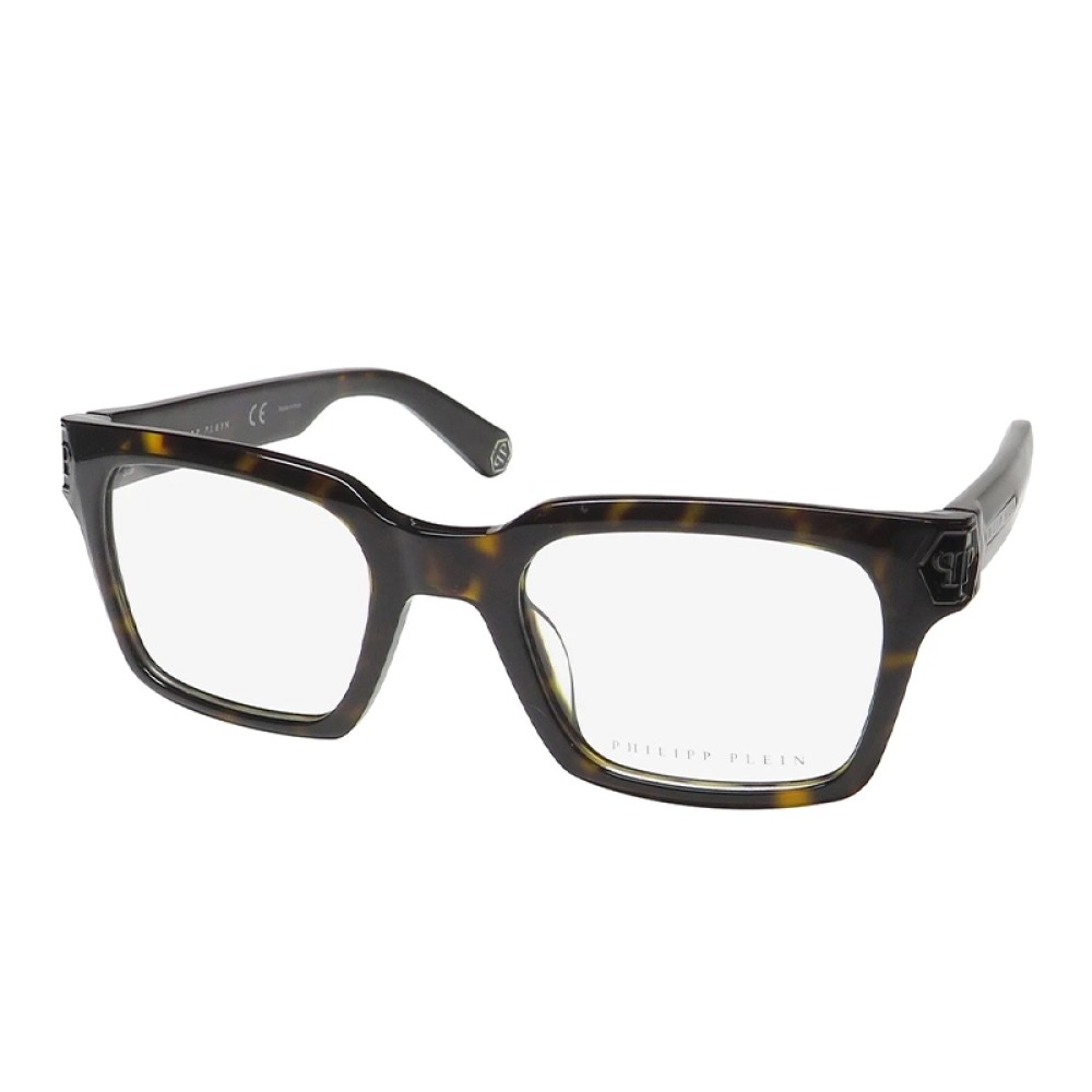 Philipp Plein VPP082 BRAVE SHADES - 0722 - 52 Cadres optiques Havane foncé Angulaire