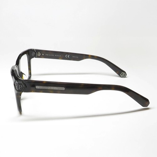 Philipp Plein VPP082 BRAVE SHADES - 0722 - 52 Cadres optiques Havane foncé Angulaire
