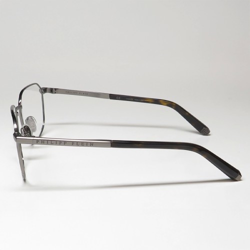Philipp Plein VPP020 TITANIUM - 0584 - 53 Cadres optiques Argent, Havane Angulaire