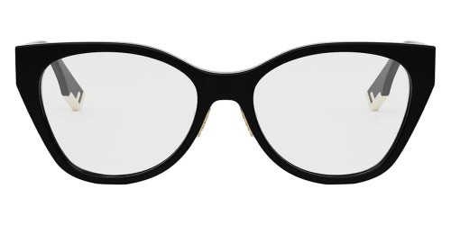 Fendi FE50120F - 001 - 54 Cadres optiques Noir Œil de chat