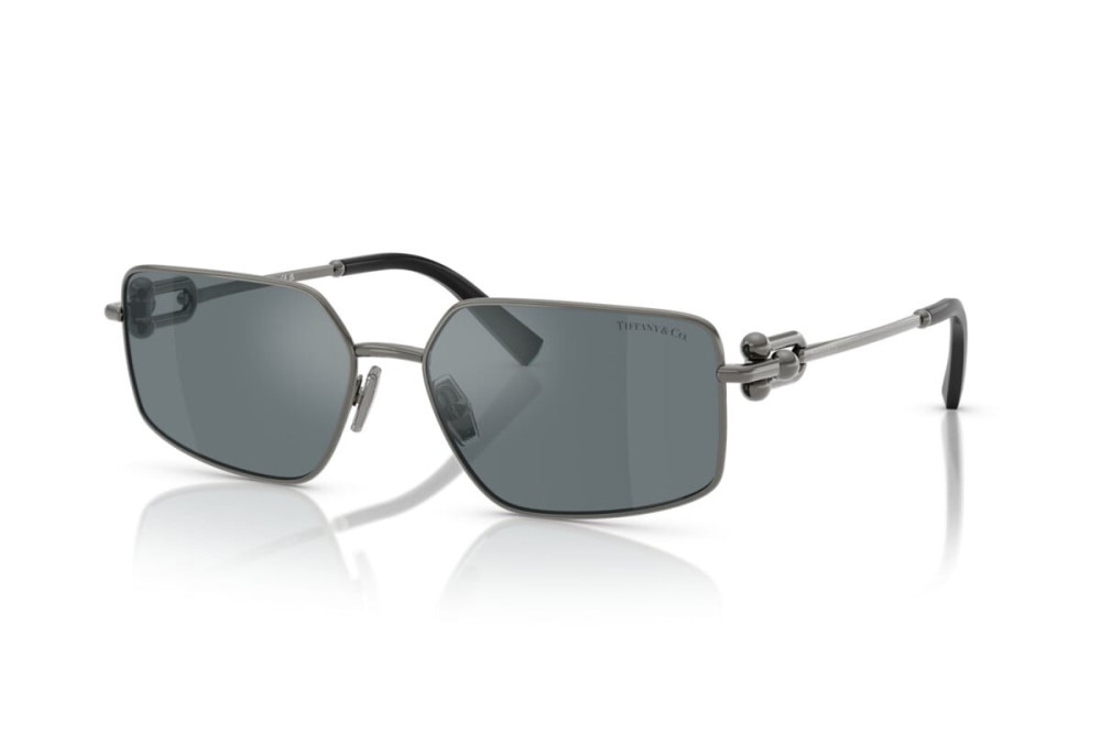 TIFFANY & CO. TF3111 - 62266G - 58 Lunettes de soleil Gris Angulaire