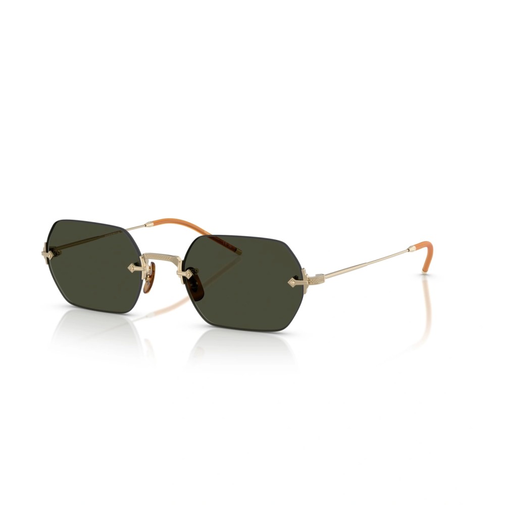 OLIVER PEOPLES OV1353ST TK-13 TITANIUM (HANMADE IN JAPAN) - 503571 - 52 Lunettes de soleil Or Angulaire