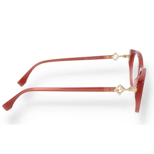 Fendi FE50099I - 069 - 53 Cadres optiques Rose Œil de chat
