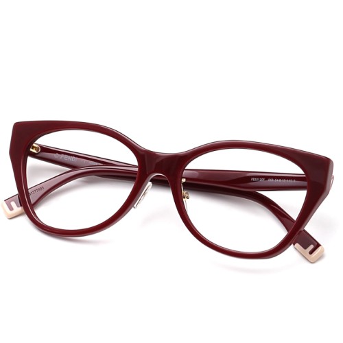 Fendi FE50120F - 069 - 54 Cadres optiques Rouge Œil de chat