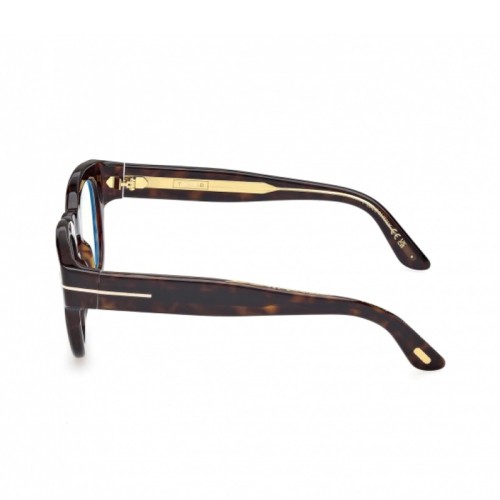 Tom Ford TF6028-B ICON COLLECTION - 052 - 49 - AVEC DES VERRES À FILTRE ANTI LUMIÈRE BLEU-VIOLET Cadres optiques Havane foncé Coussin arrondi
