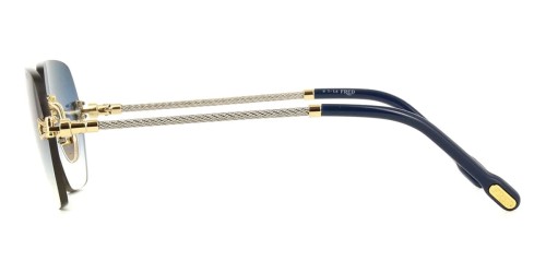 Fred FG40066U - 30W - 60 Lunettes de soleil Or, Argent, Bleu Angulaire