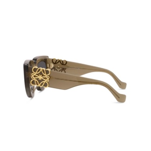Loewe LW40154U - 96A - 51 Lunettes de soleil Marron Œil de chat