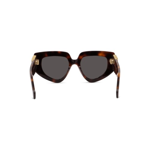 Loewe LW40154U - 52A - 51 Lunettes de soleil Havane foncé Œil de chat
