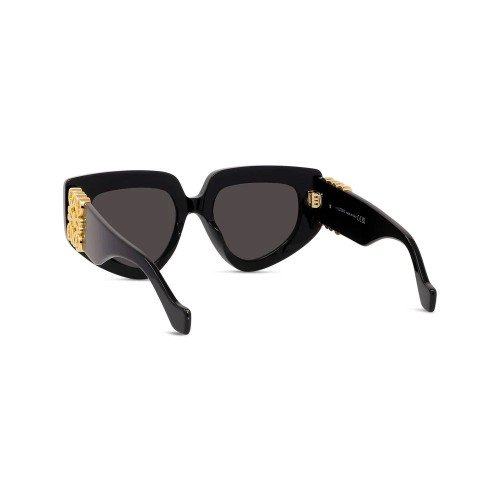 Loewe LW40154U - 01A - 51 Lunettes de soleil Noir Œil de chat